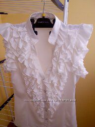 Блуза белая стильная