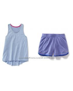 Спортивный комплект шорты и майка Oldnavy active для девочки 6-8лет